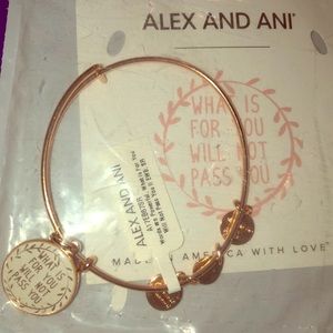 NEW Alex and Ani Bracelet - What is For You, SR